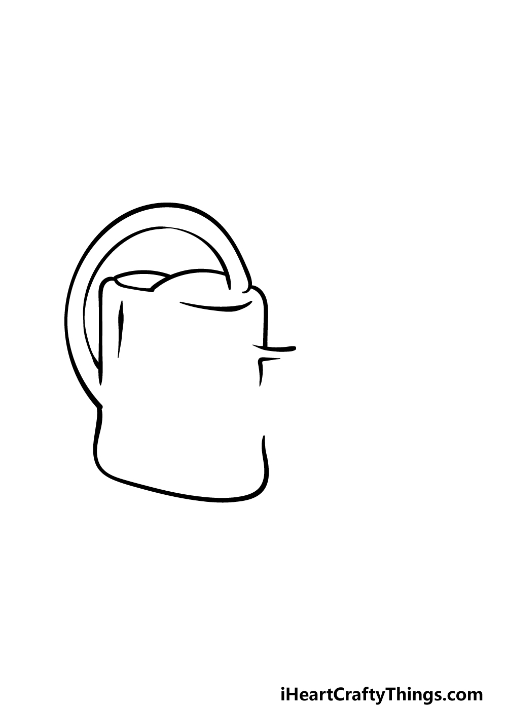 how to draw a Watering Can step 3