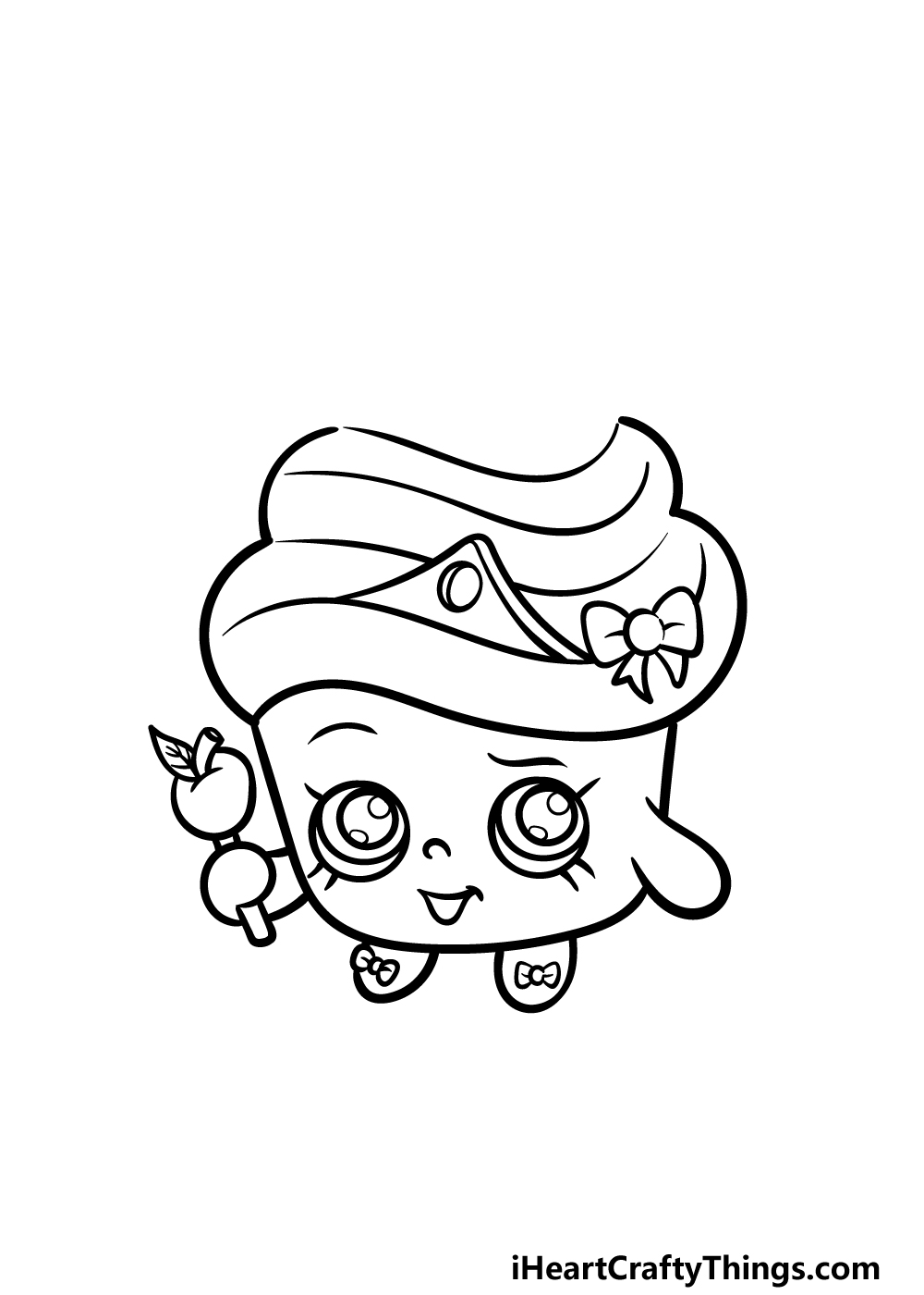 how to draw Shopkins step 3