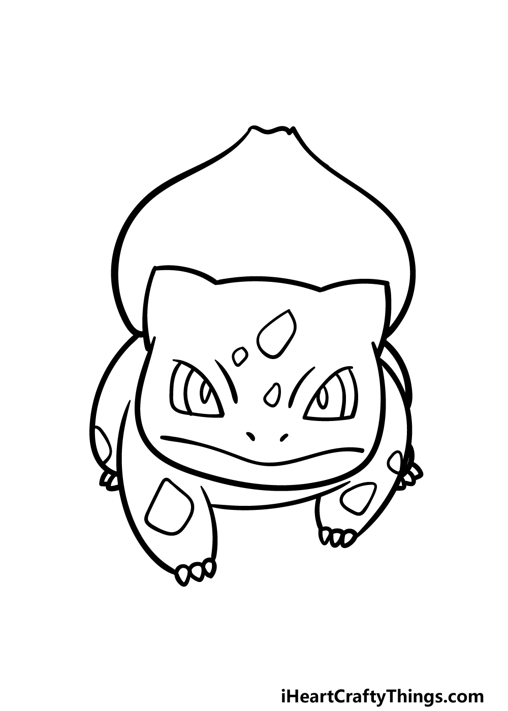 how to draw Bulbasaur step 4