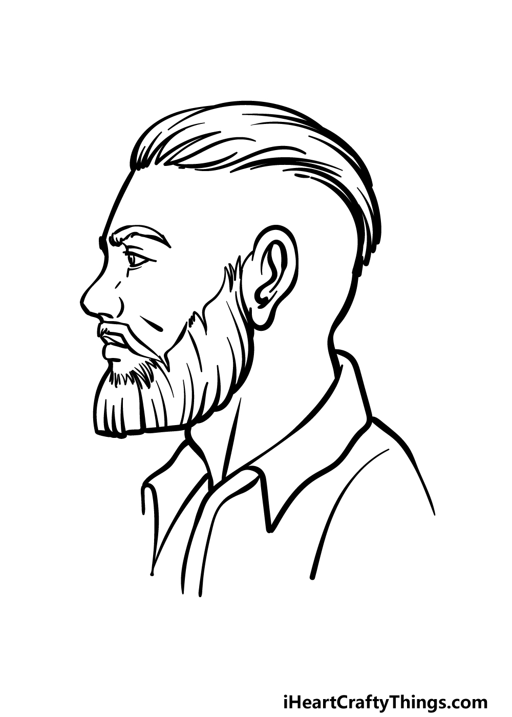how to draw a Side Profile step 4