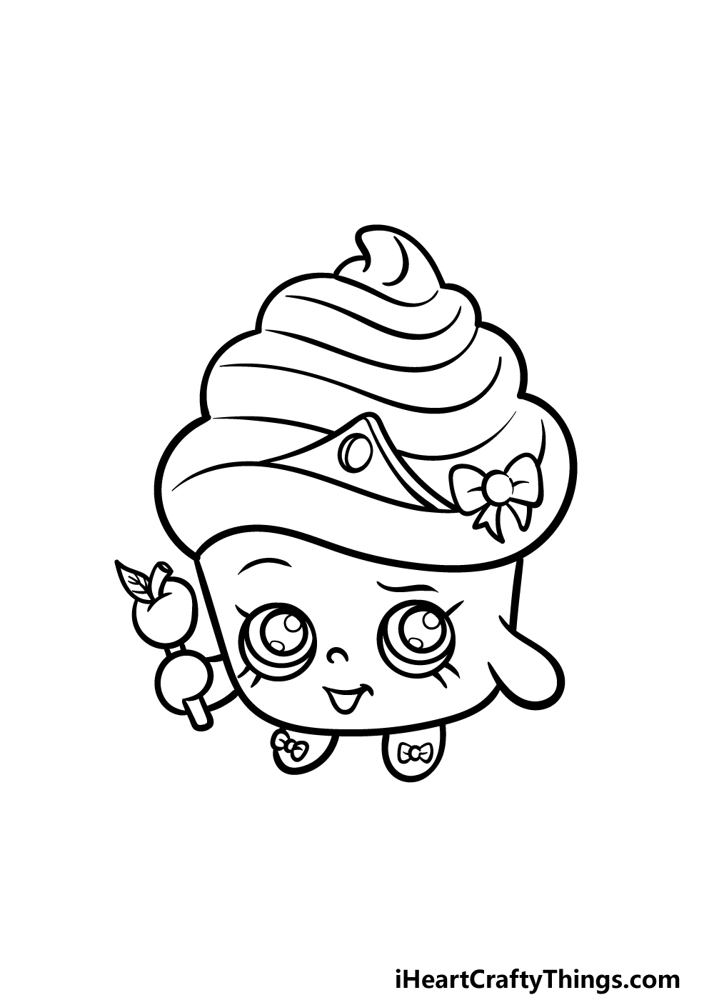 how to draw Shopkins step 4