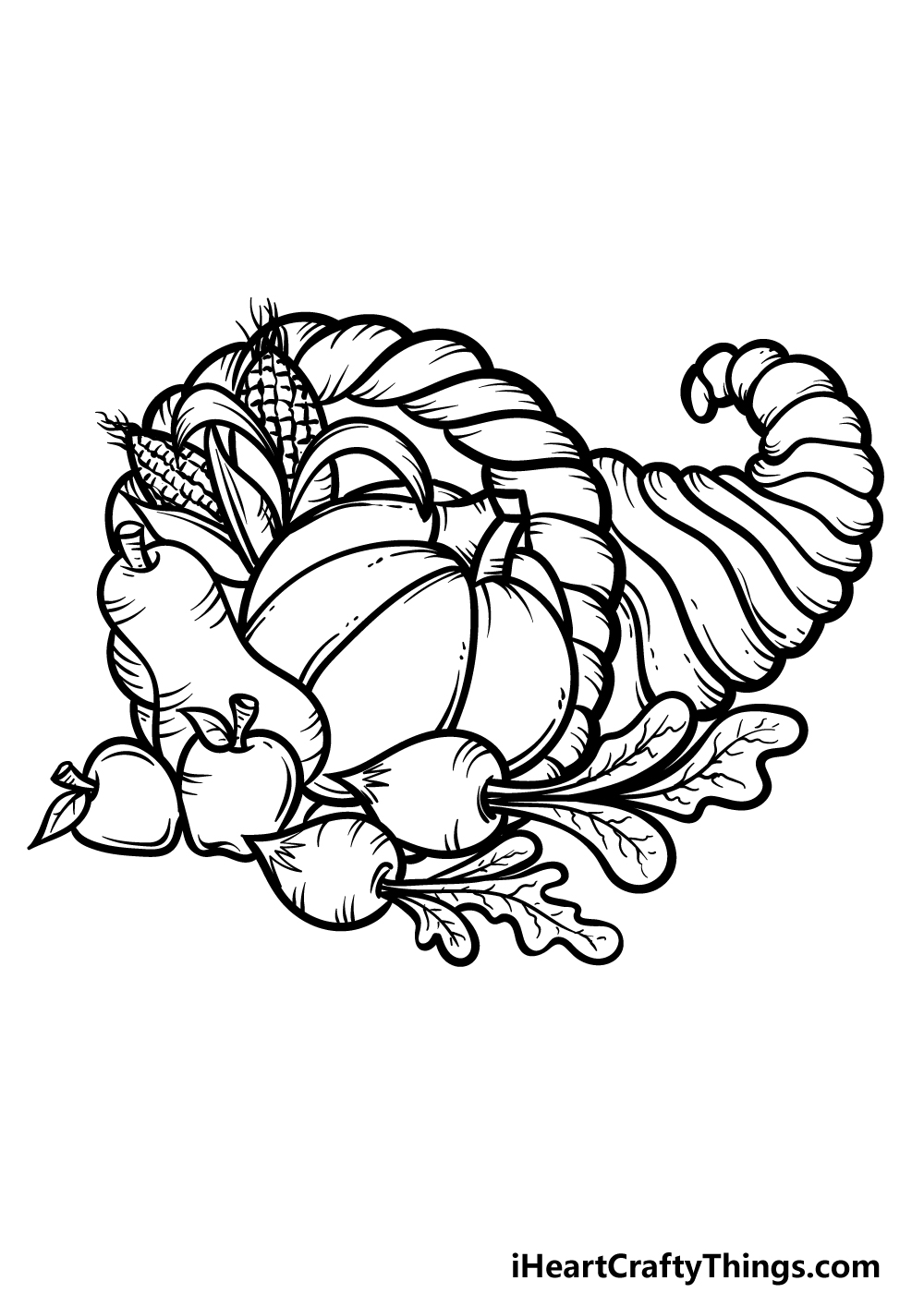 how to draw Thanksgiving ideas step 5