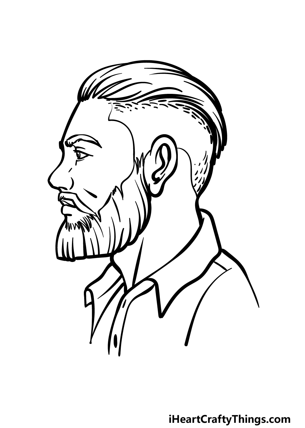 how to draw a Side Profile step 5