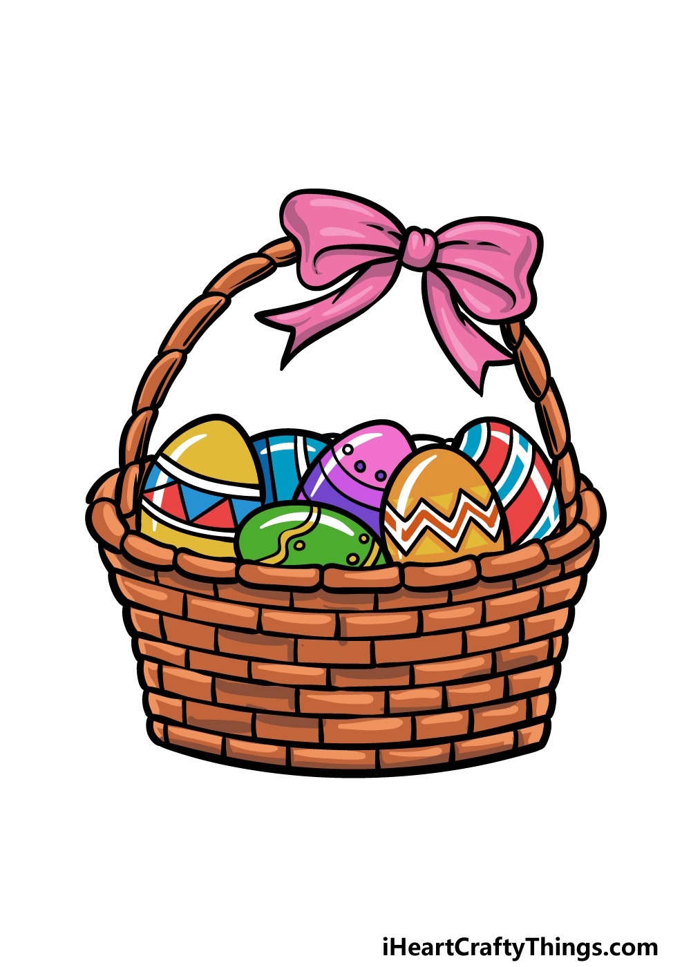 how to draw Easter step 6