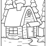 House Coloring Pages free printable