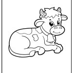 Cow Coloring Pages free printable