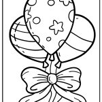 Balloons Coloring Pages free printables
