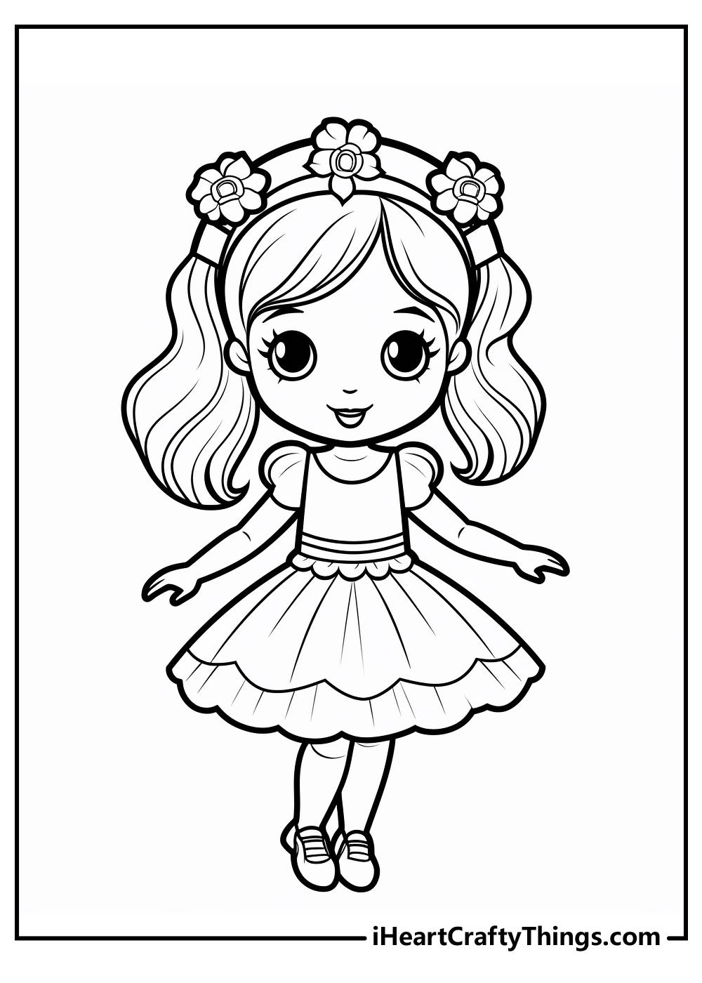 original ballerina coloring pages