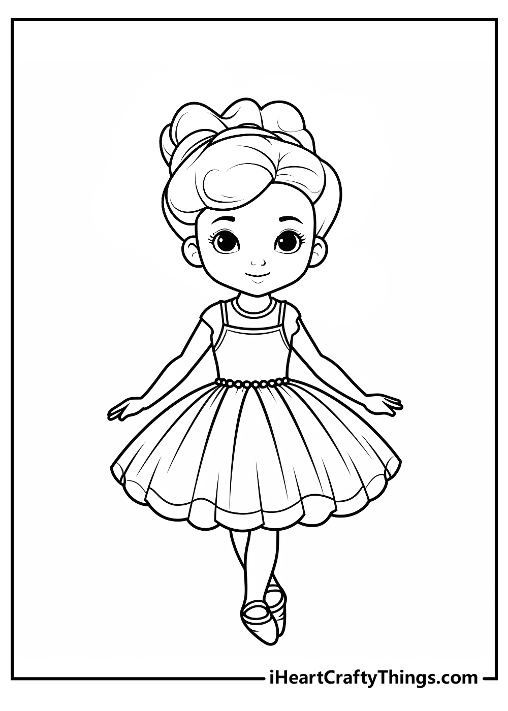 ballerina coloring sheet free download
