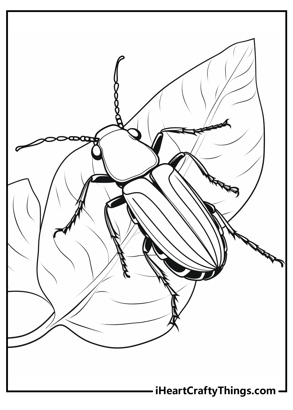 original bug coloring pages