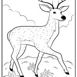 Deer Coloring Pages free printable