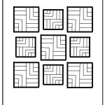 Geometric Coloring Pages free printables