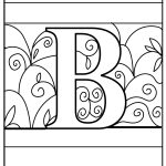 Letter B Coloring Pages free printables