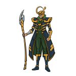how to draw Loki image