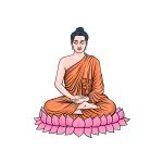 how to draw Buddha image