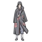 how to draw Itachi Uchiha image