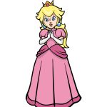 how to draw Princess Peach image