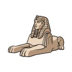 how to draw The Sphinx image
