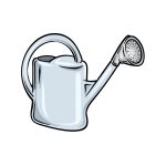 how to draw a Watering Can image