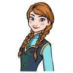 how to draw Anna image