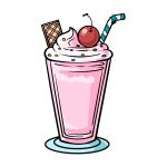 how to draw a Milkshake image
