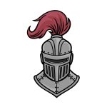 how to draw a Knight’s Helmet image