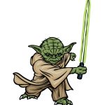 how to draw Yoda image