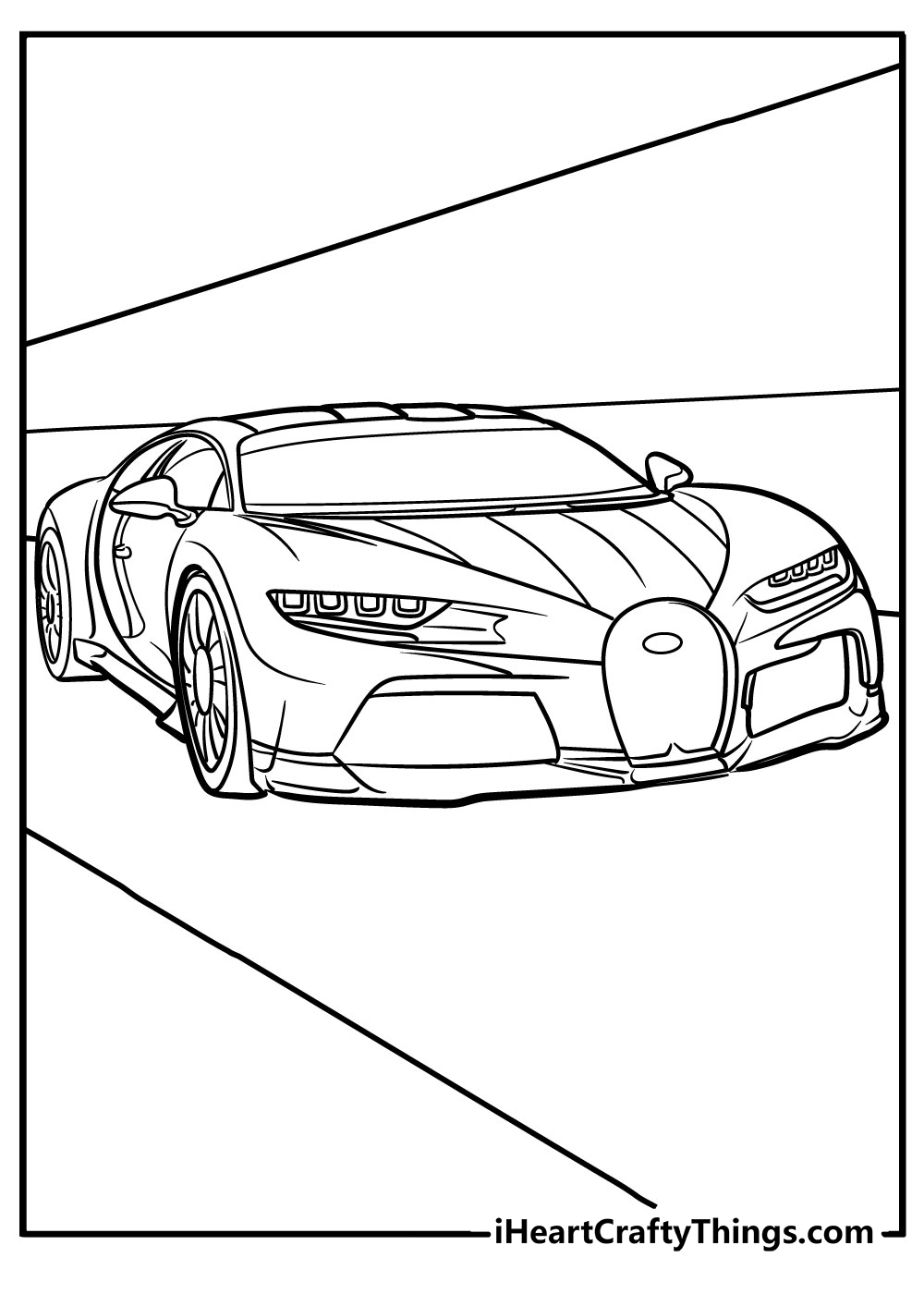 Super Cars Coloring sheets free printable