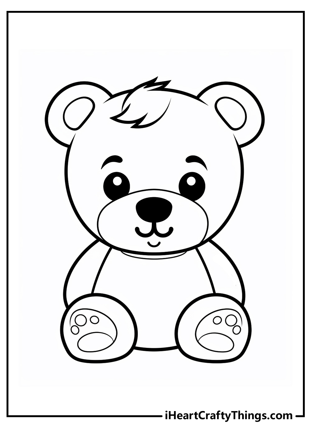 teddy bear coloring pages