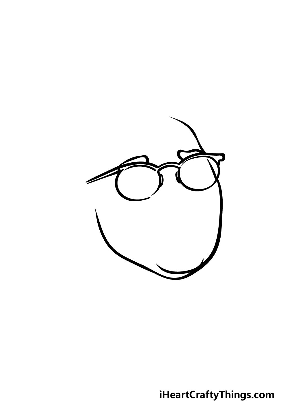 how to draw Rosa Parks step 1