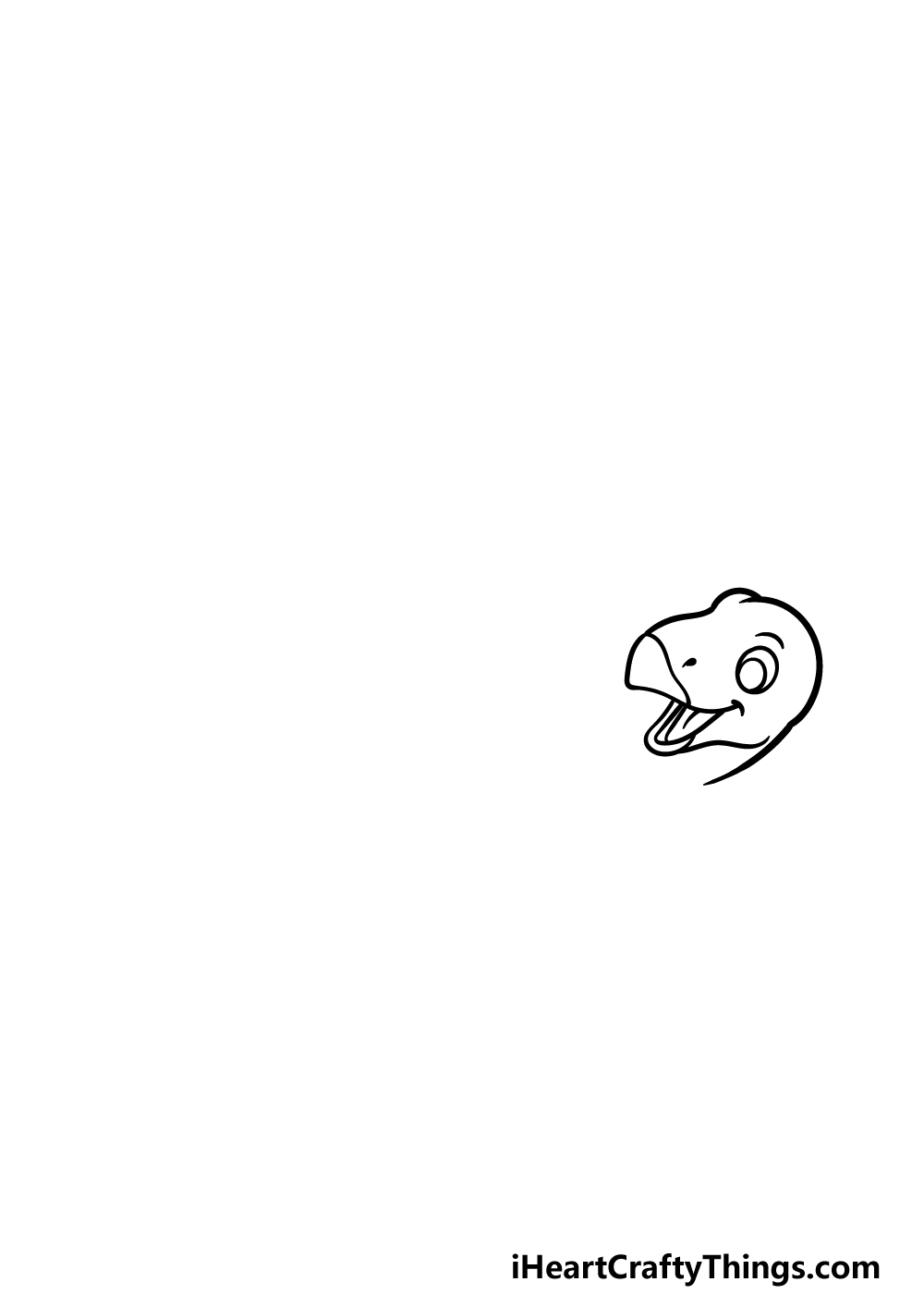 how to draw a Stegosaurus step 1