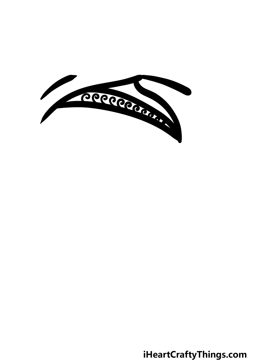 how to draw an Abstract Face step 1