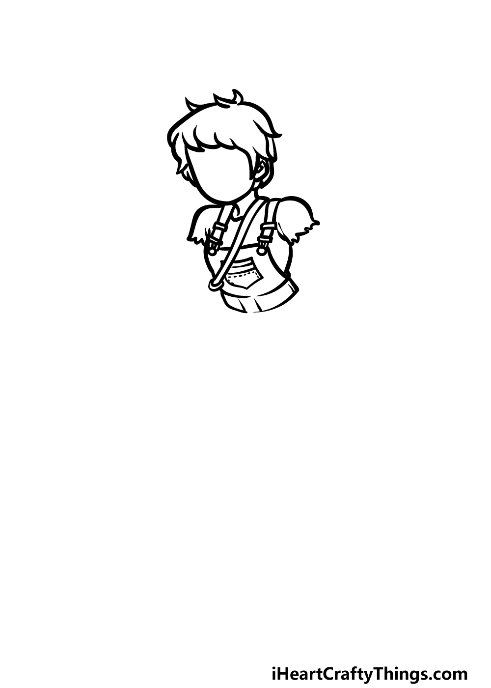 how to draw a Cute Outfit step 2