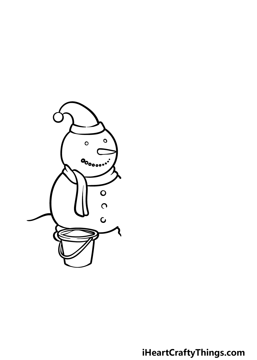 how to draw a Holiday step 2