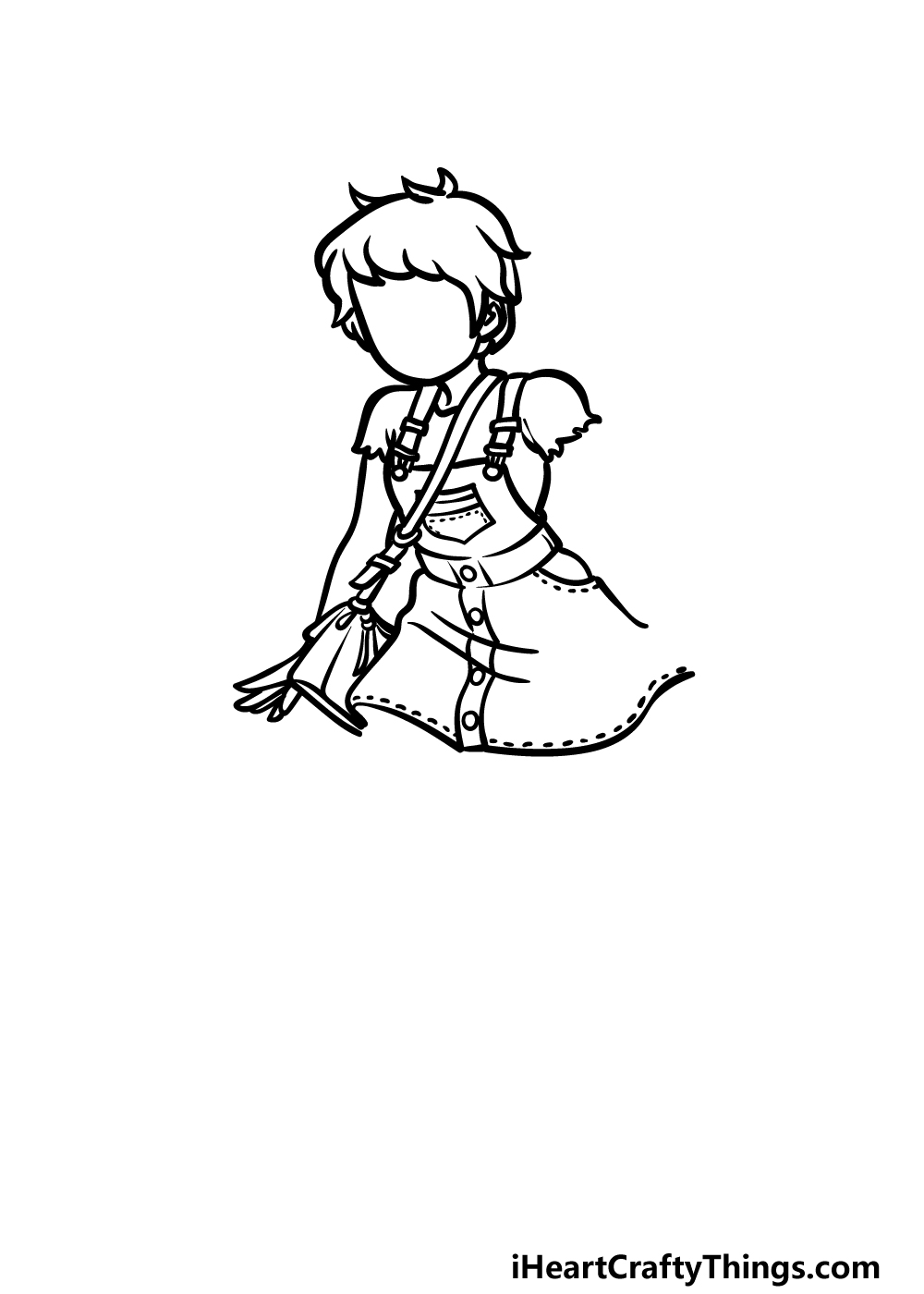 how to draw a Cute Outfit step 3
