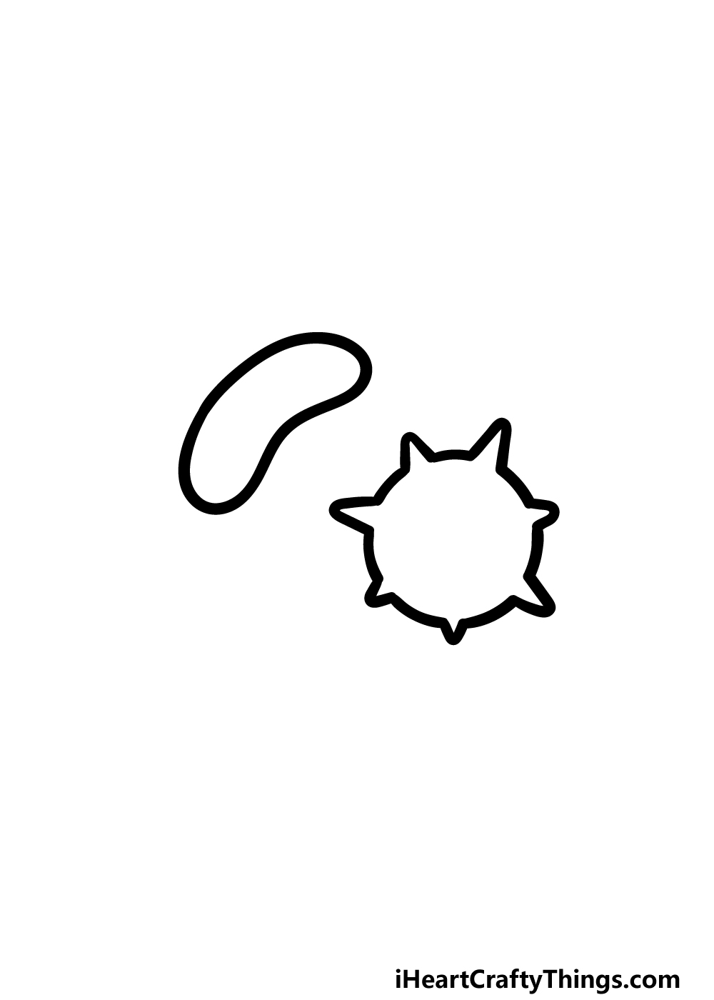 How to Draw Bacteria step 3