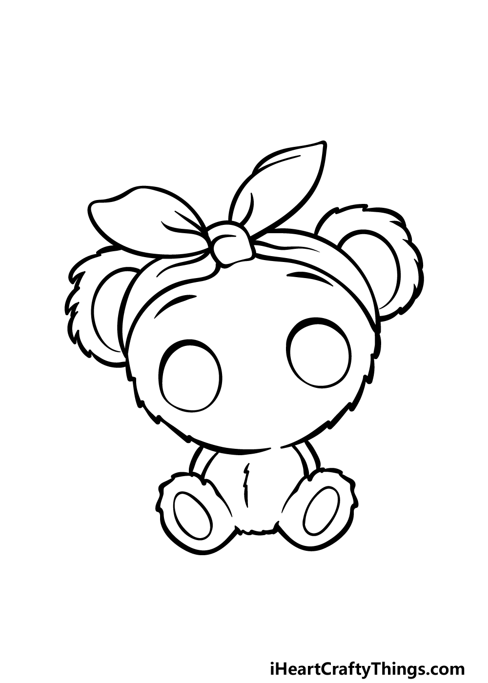 how to draw a Cute Koala step 4