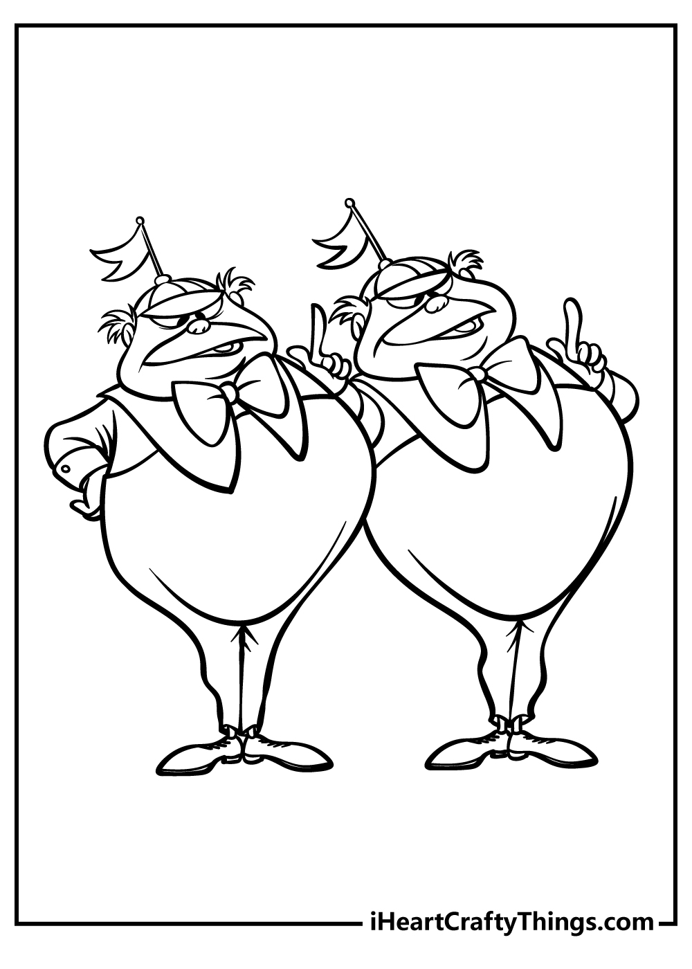 Alice In Wonderland Coloring Pages for preschoolers free printable