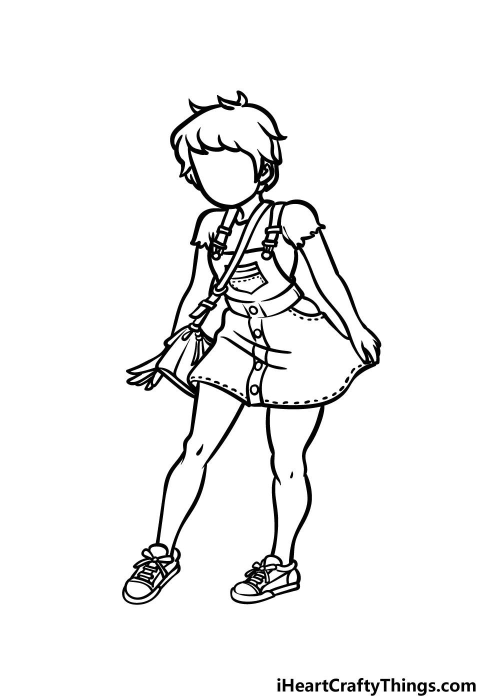 how to draw a Cute Outfit step 5