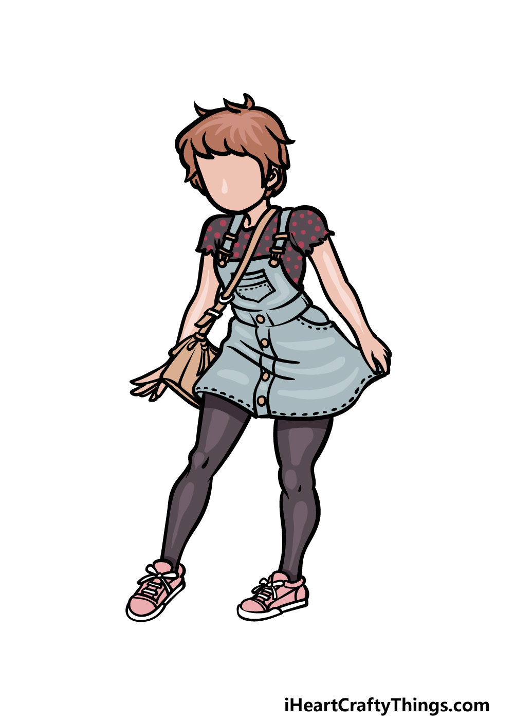 how to draw a Cute Outfit step 6