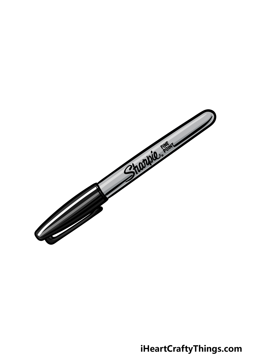 How to Draw A Sharpie step 6