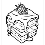 Dessert Coloring Pages free printable