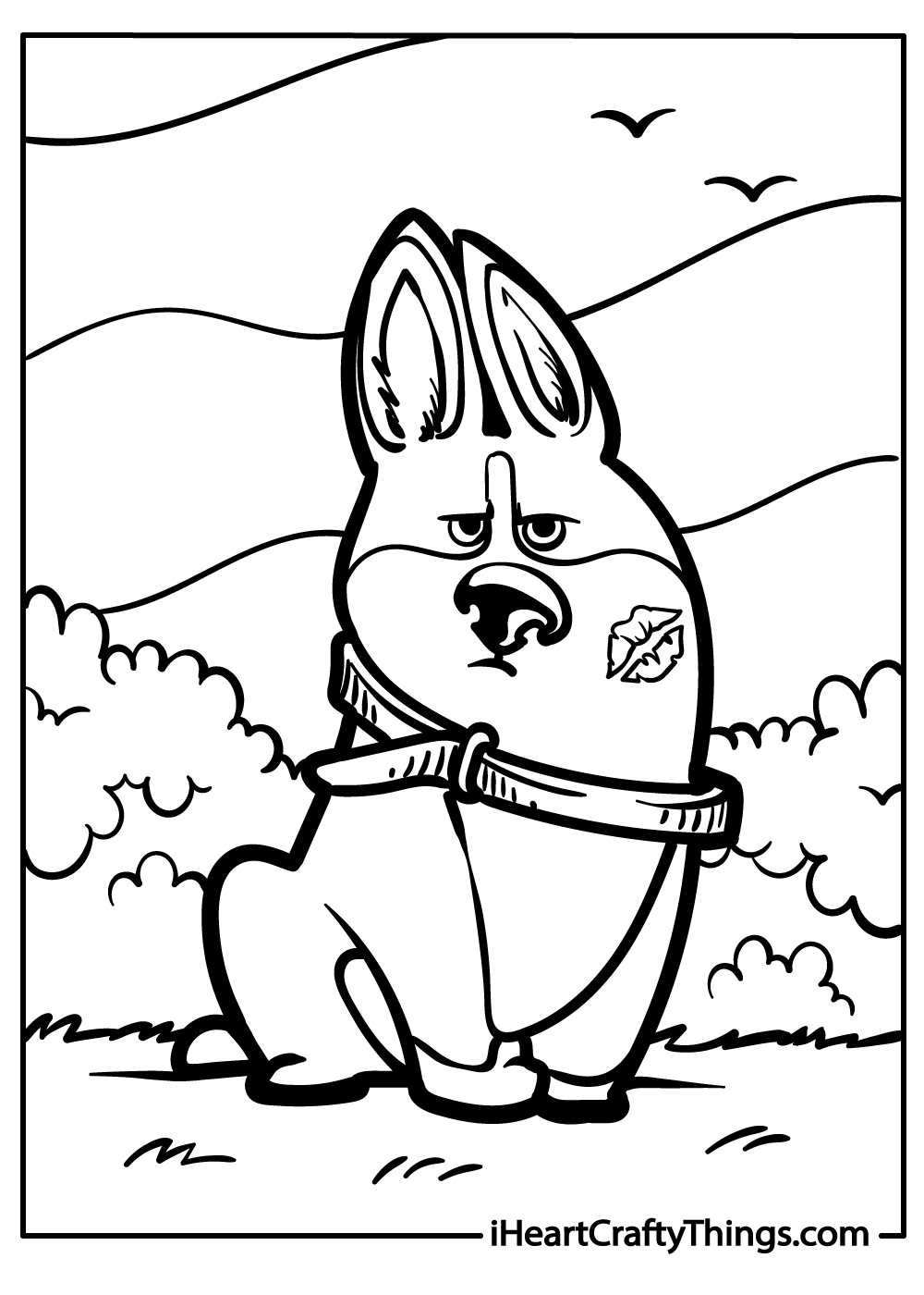 corgi coloring pages