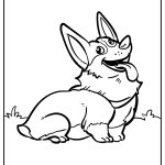 Corgi Coloring Pages free printable
