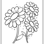 Daisy Coloring Pages free printable