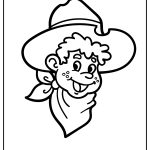 Cowboy Coloring Pages free printable
