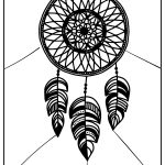 Dream Catcher Coloring Pages free printable
