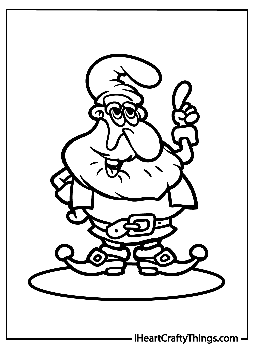 gnome coloring pages