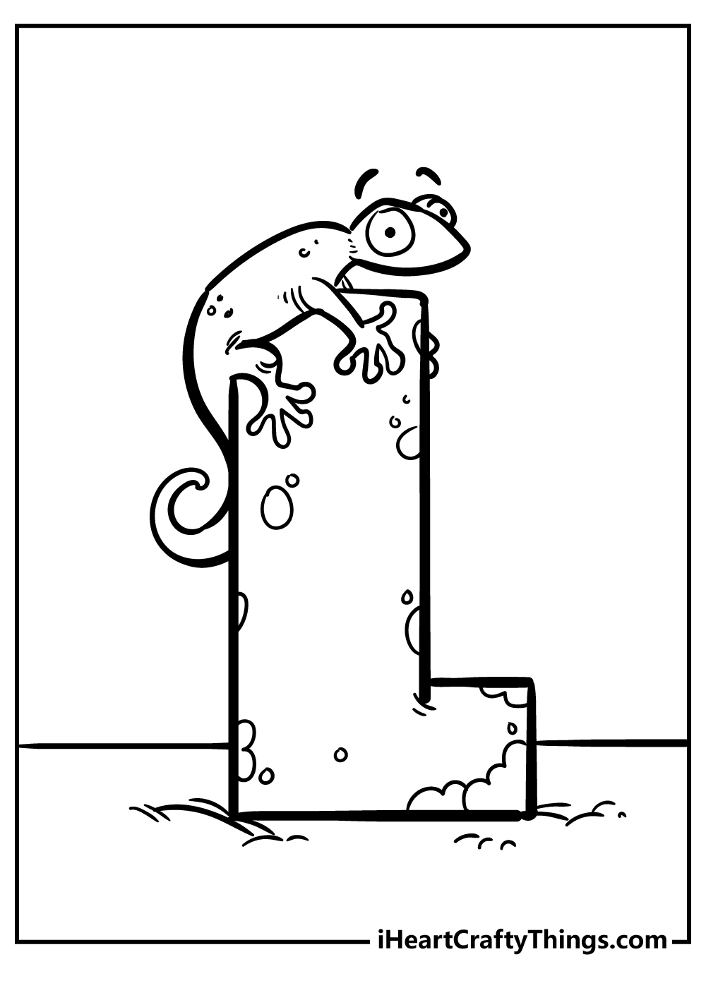 Letter L Coloring Pages free pdf download