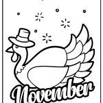 November Coloring Pages free printable